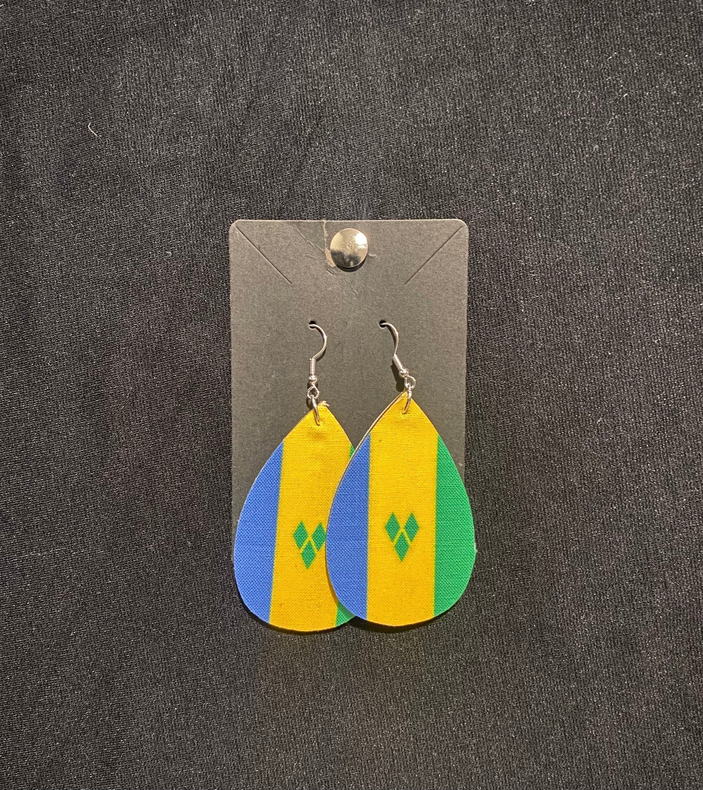 St Vincent Flag π»π¨ Ear Rings