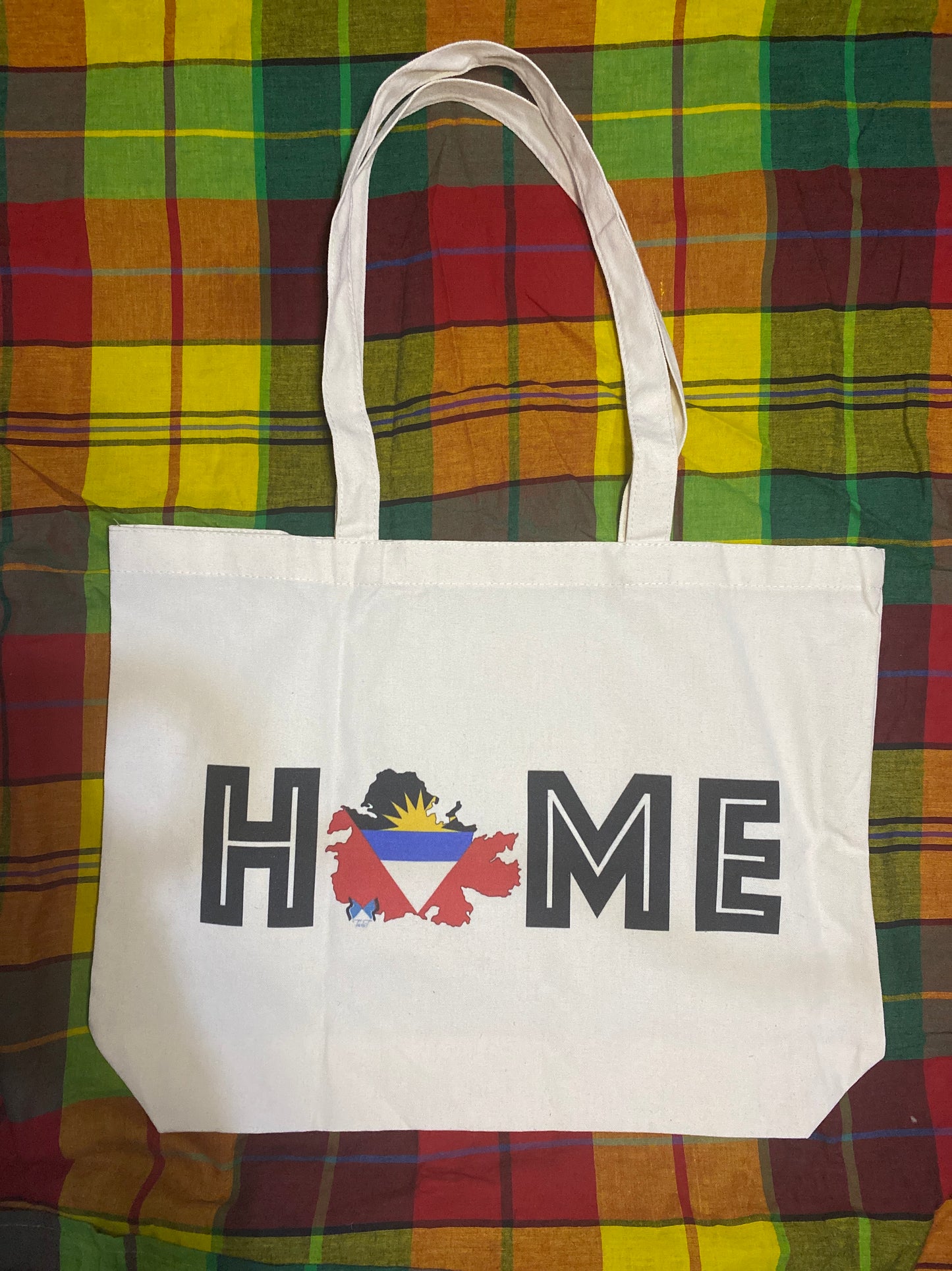 Canvas HOME Flag Tote