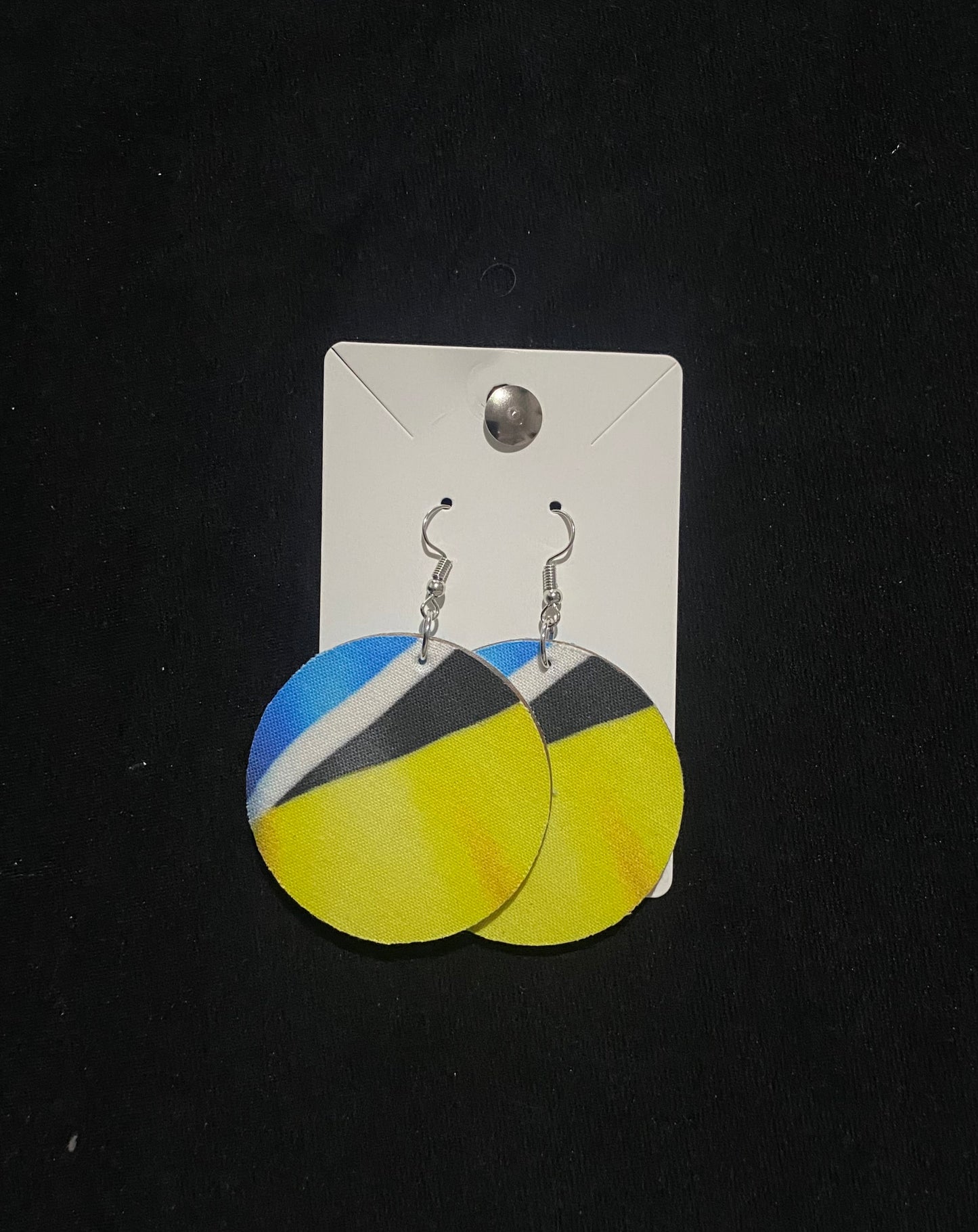St Lucia Flag π±π¨ Ear Rings