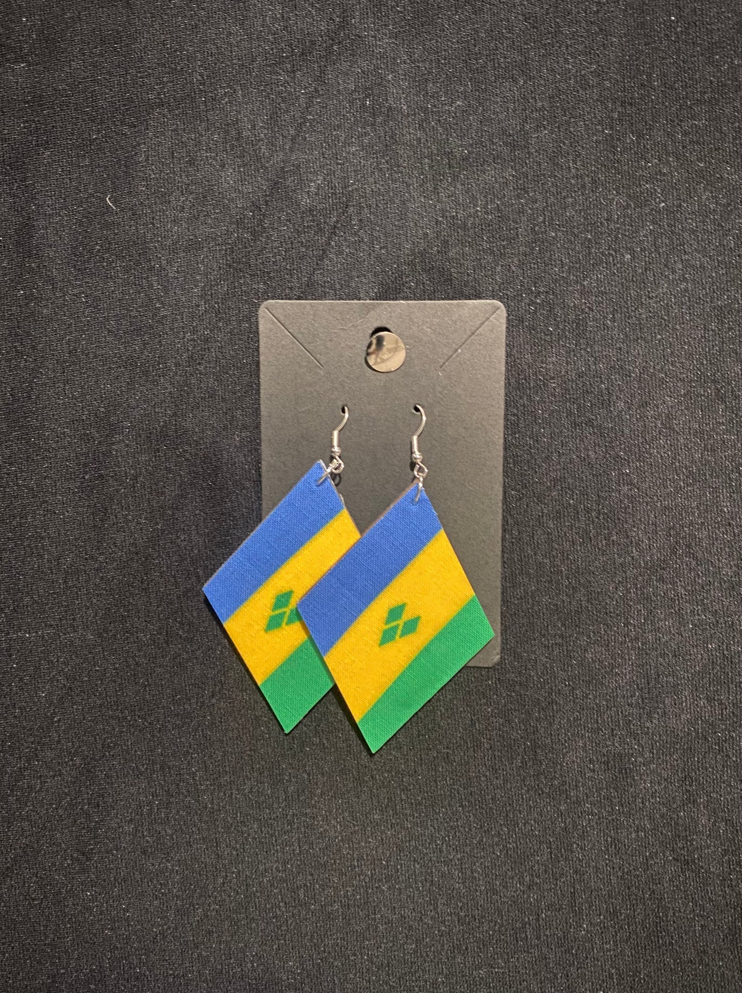 St Vincent Flag π»π¨ Ear Rings