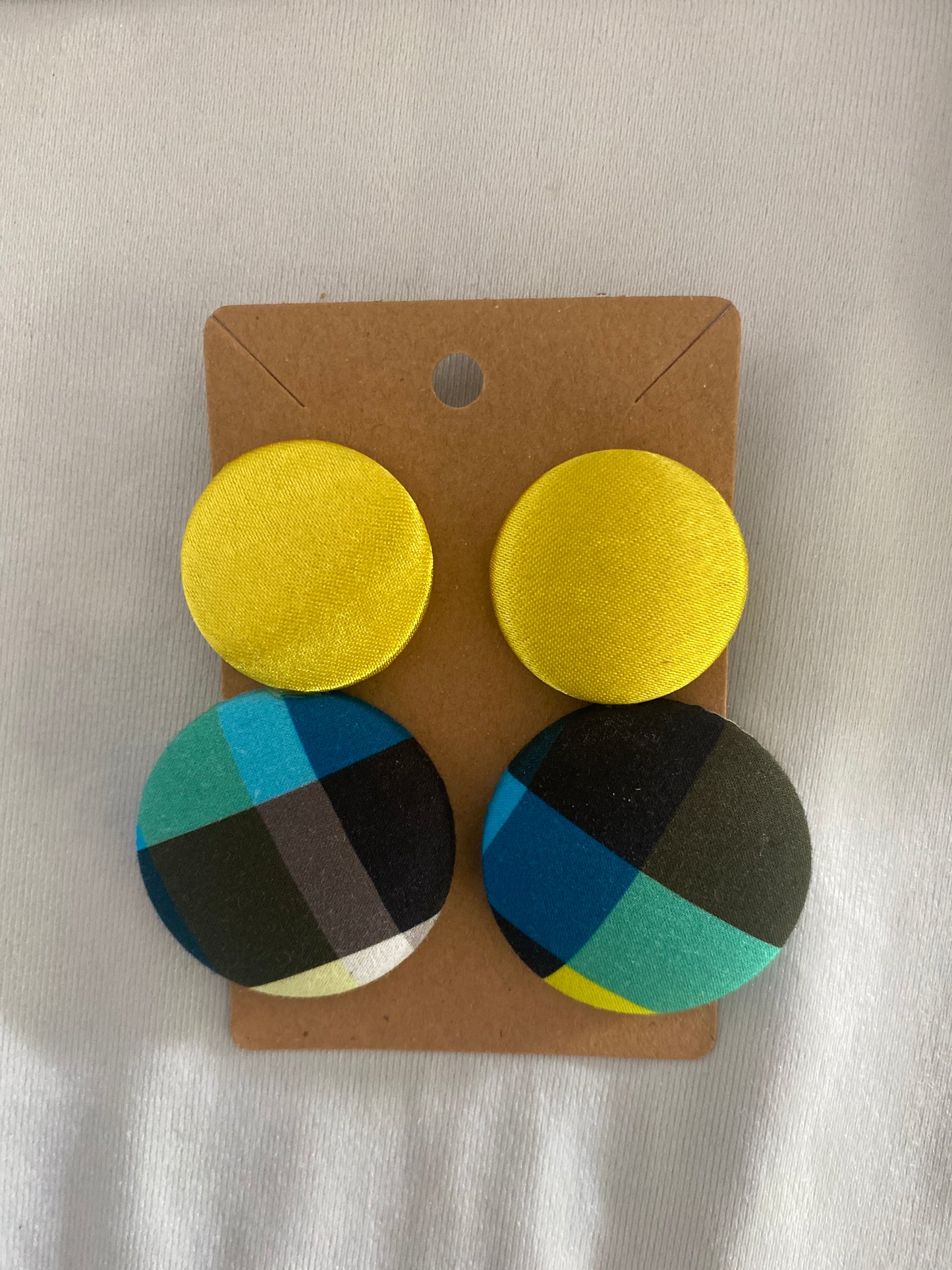 Button Earrings