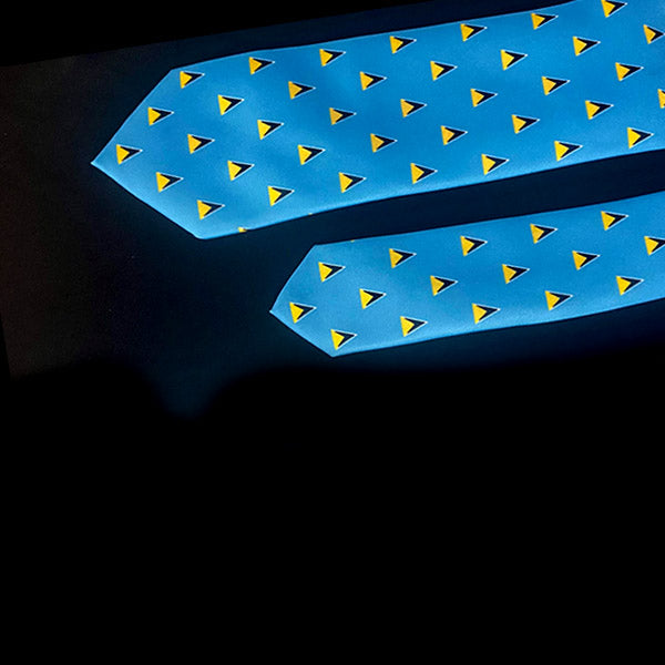 Saint Lucia Flag Neck Tie