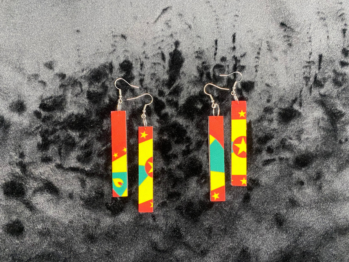 Grenada Flag π¬π© Ear Rings