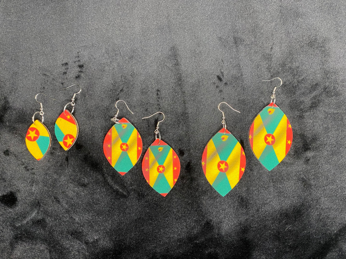 Grenada Flag π¬π© Ear Rings