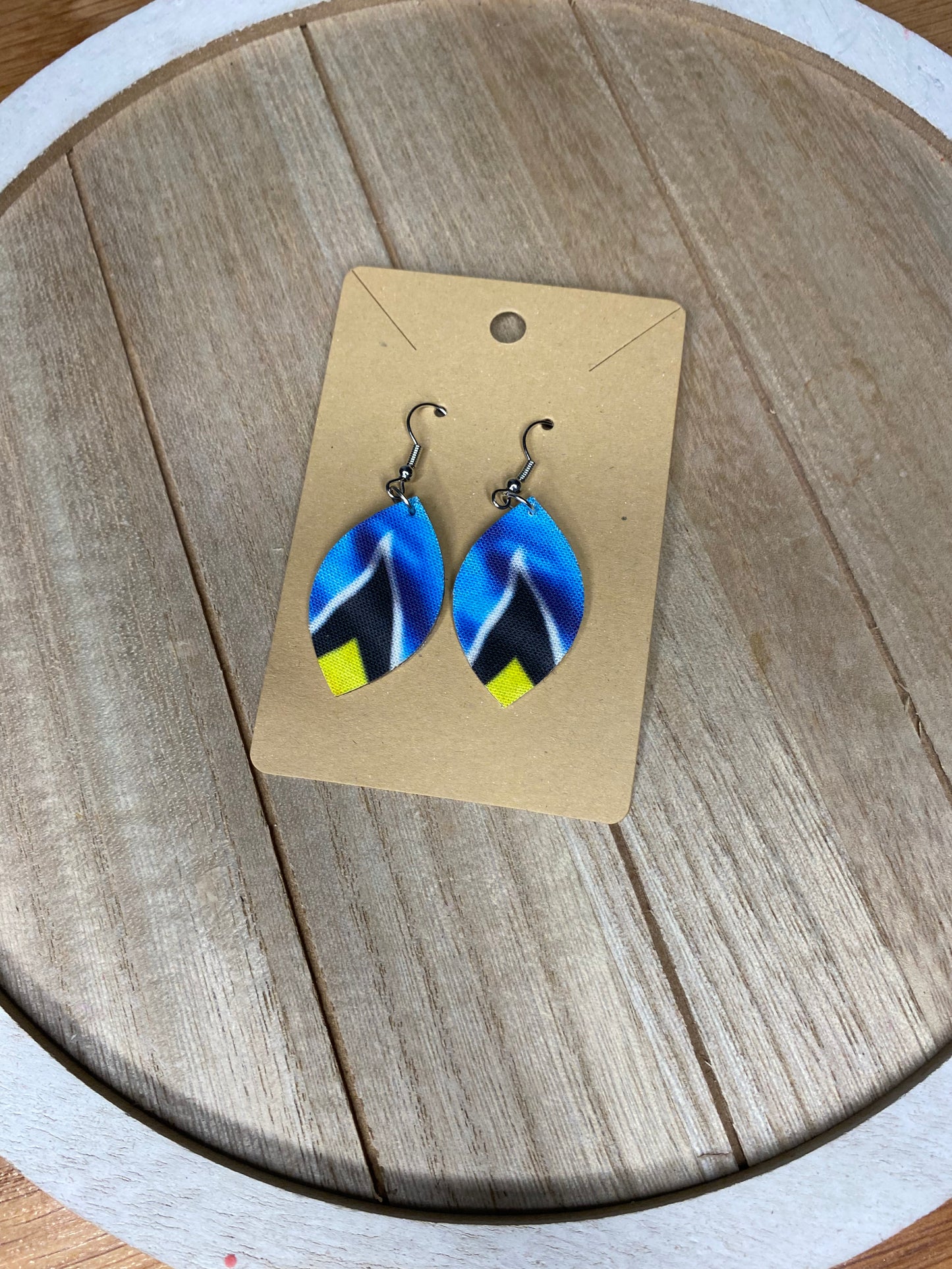 Saint Lucia Flag 🇱🇨Ear Rings