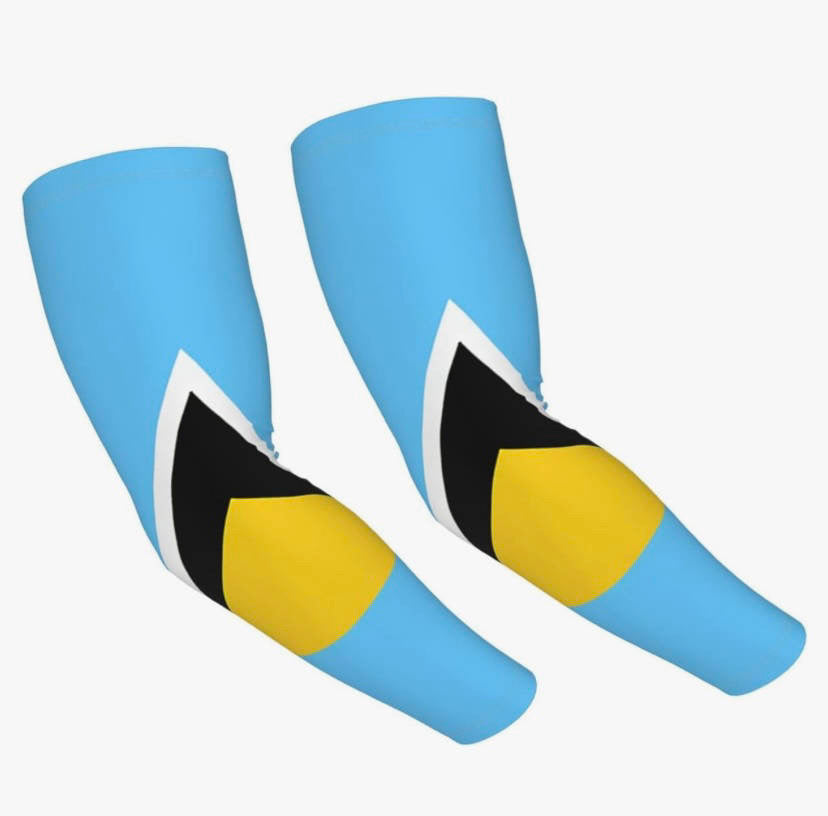 St Lucia Flag Arm Sleeve