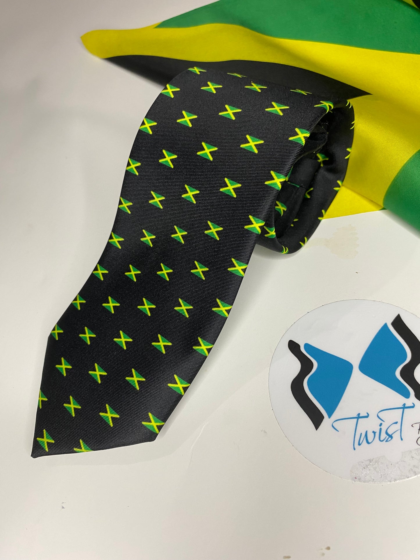 Jamaica Flag Neck Tie