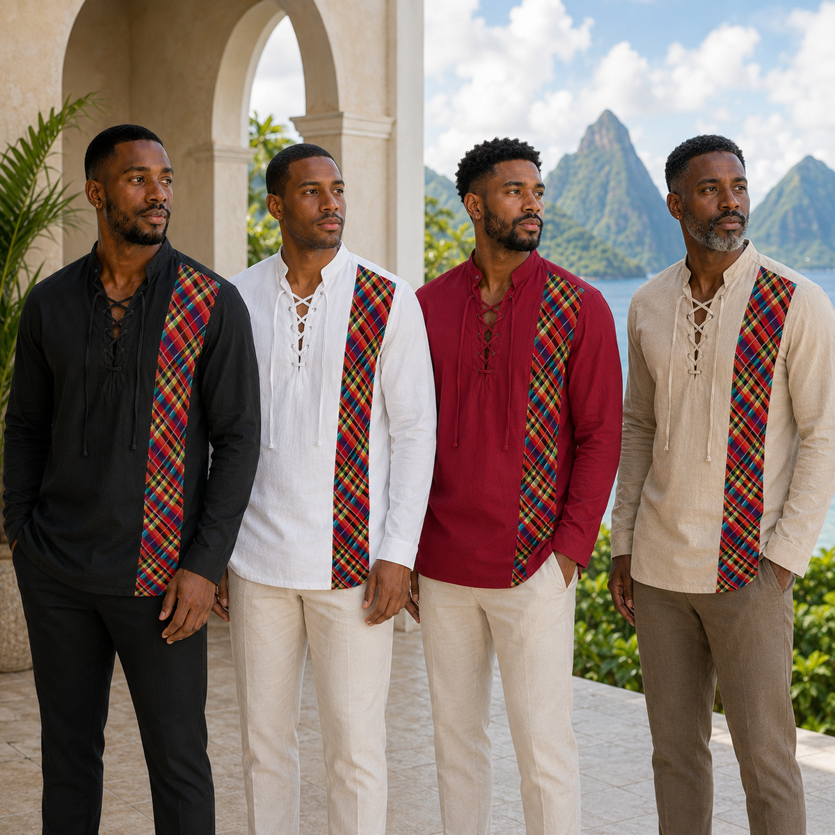 The Creole Madras Long Sleeve Tunic