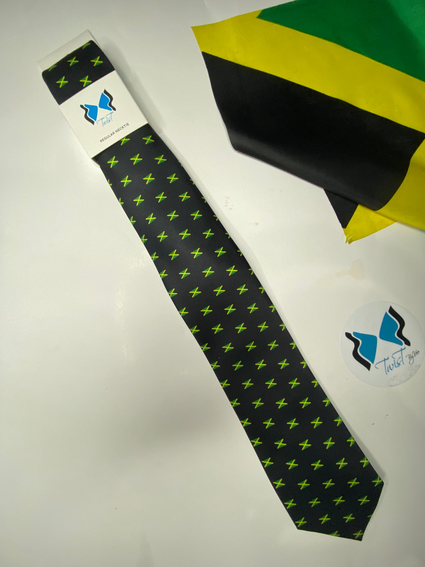 Jamaica Flag Neck Tie