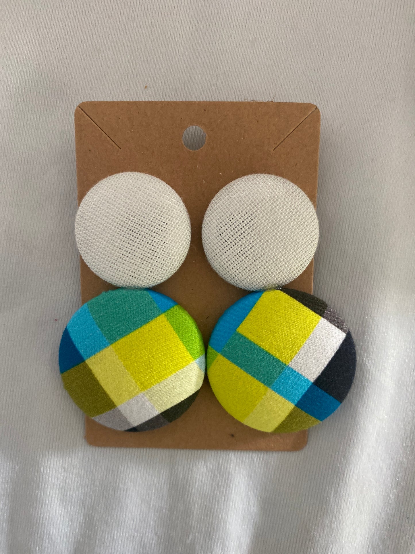 Button Earrings