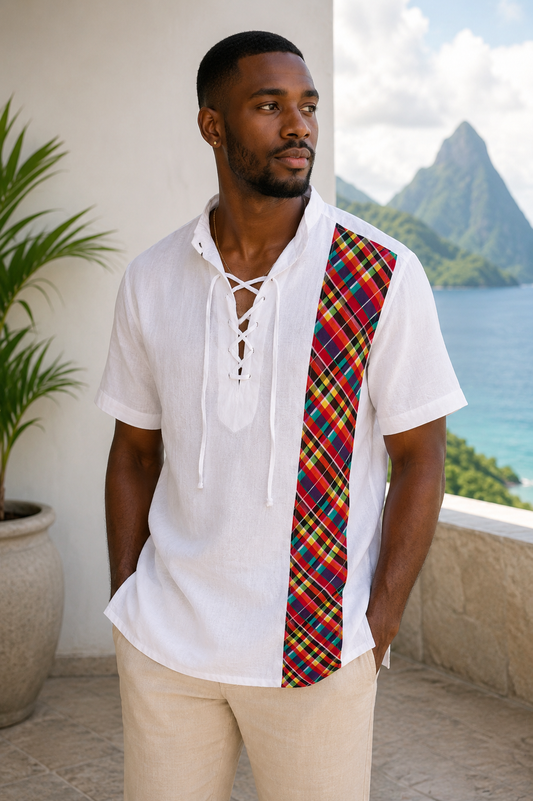 The Creole Madras Short Sleeve Tunic