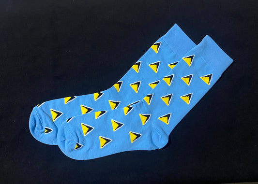 St Lucia Flag Socks