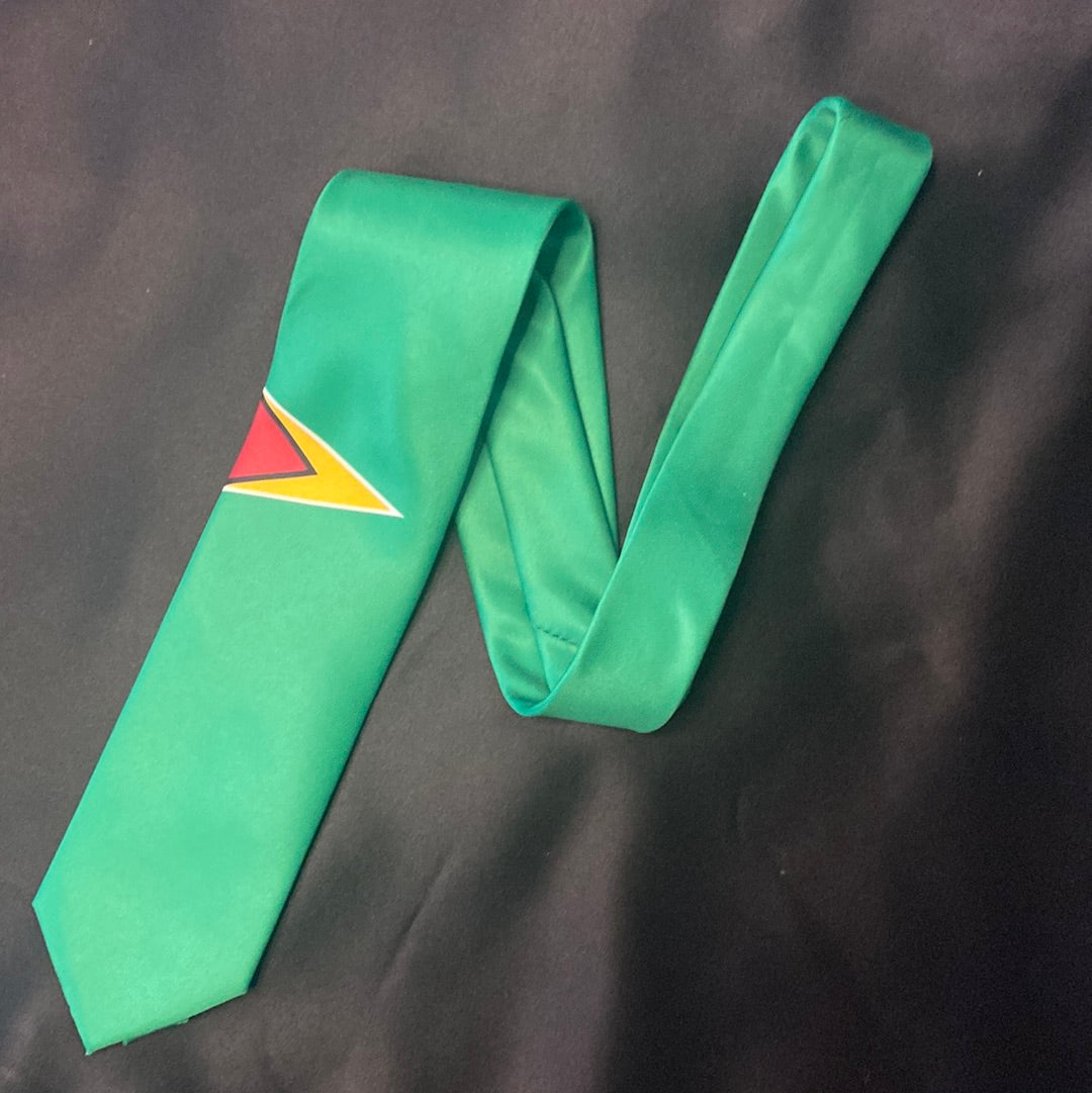 Guyana Flag Neck Tie