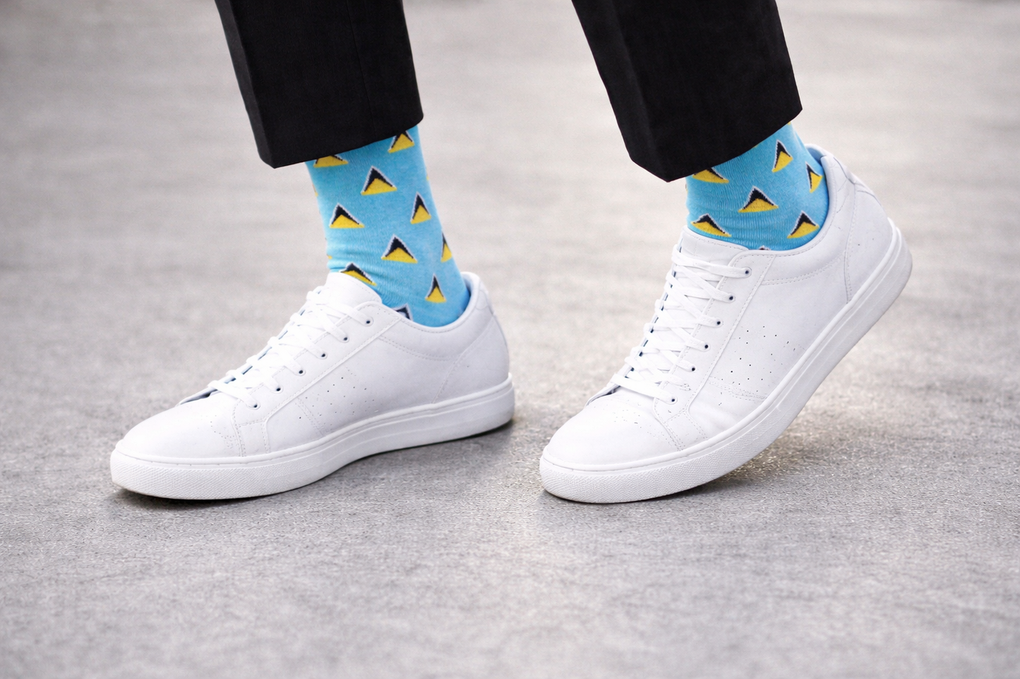 Saint Lucia Island Socks