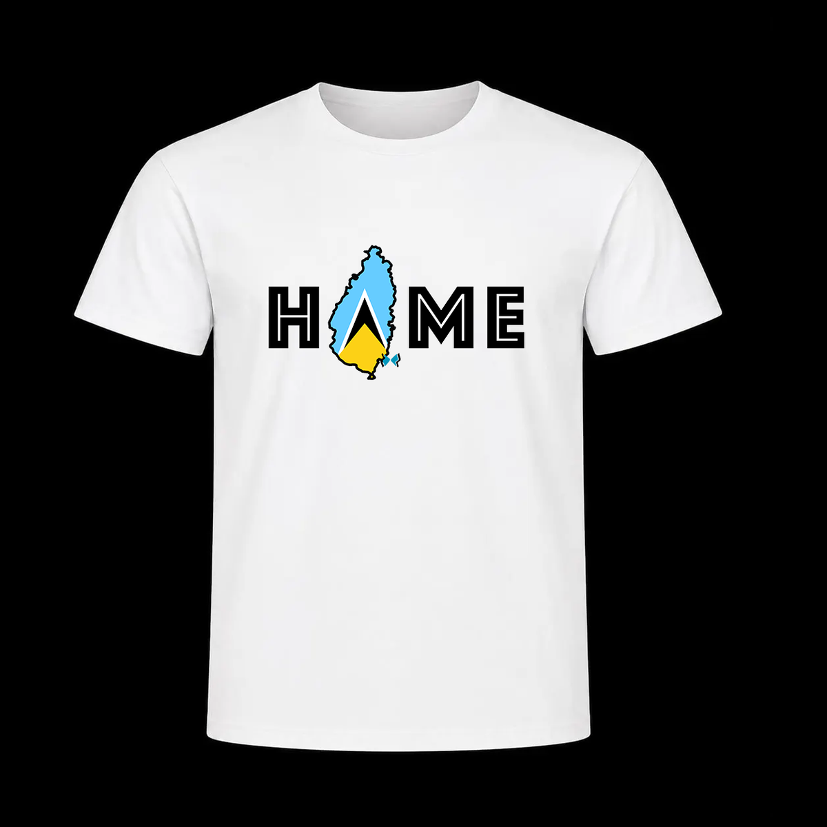 Saint Lucia Flag HOME Tee