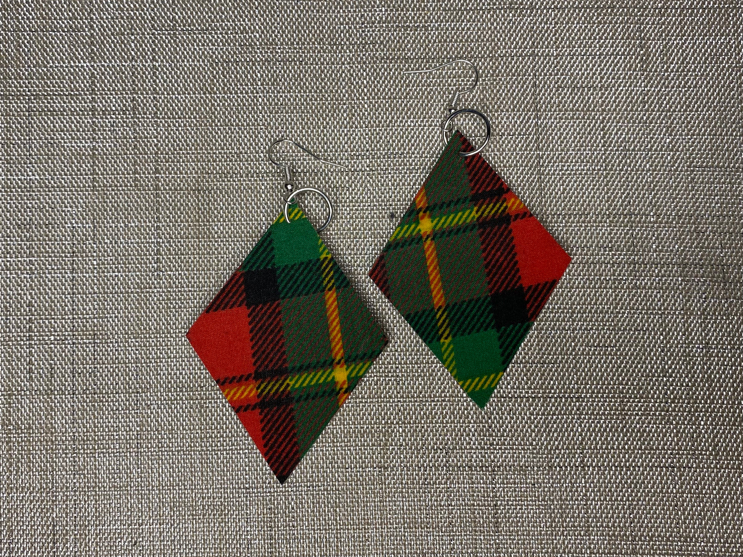 Plaid Ear Rings