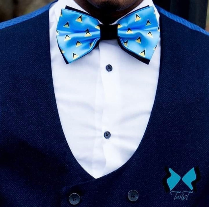 St Lucia Flag Bow Tie