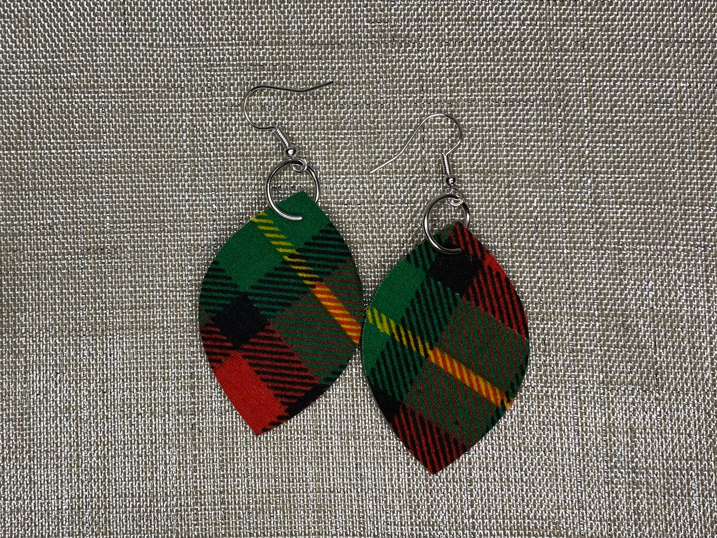 Plaid Ear Rings